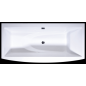 Akmens masės vonia Vispool Relax, 170x80 balta