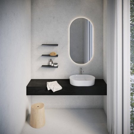 Lentynėlė Ravak, Slim S, satinas/chromas