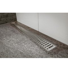 Grotelės dušo latakui ACO ShowerDrain C, Wave, 785 mm