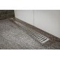 Grotelės dušo latakui ACO ShowerDrain C, Wave, 1085 mm