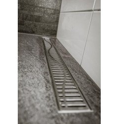 Grotelės dušo latakui ACO ShowerDrain C, Wave, 1185 mm 3