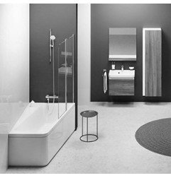 Rankšluoščių laikiklis Ravak 10°, TD 320.20 dvigubas, juodas