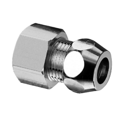 Jungtis Schell, tiesi 1/2'' x 3/8'', d 10mm, vidinis sriegis 1