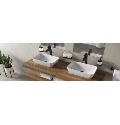 Praustuvo maišytuvas Ravak 10° Free, TD F 015.20 333 mm, be dugno vožtuvo, juodas 4