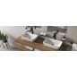 Praustuvo maišytuvas Ravak 10° Free, TD F 015.20 333 mm, be dugno vožtuvo, juodas