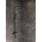 Stacionari dušo sistema Ravak 10° Free, TD F 091.20/150 su termostatiniu maišytuvu ir dušo komplektu, juoda Stacionari dušo sistema Ravak 10° Free, TD F 091.20/150 su termostatiniu maišytuvu ir dušo komplektu, juoda