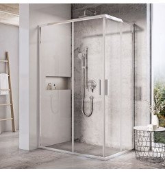 Stačiakampės dušo kabinos sienelė Ravak Blix Slim, BLSRV2K-100, blizgi+stiklas Transparent 1