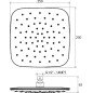 Stacionari dušo galva Ravak ABS, 983.00 kvadratine chromuota, 250 mm