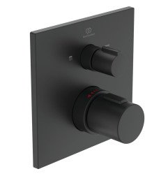 Virštinkinė dalis vonios-dušo maišytuvui Ideal Standard, Ceratherm C100 Silk Black matinė juoda 1