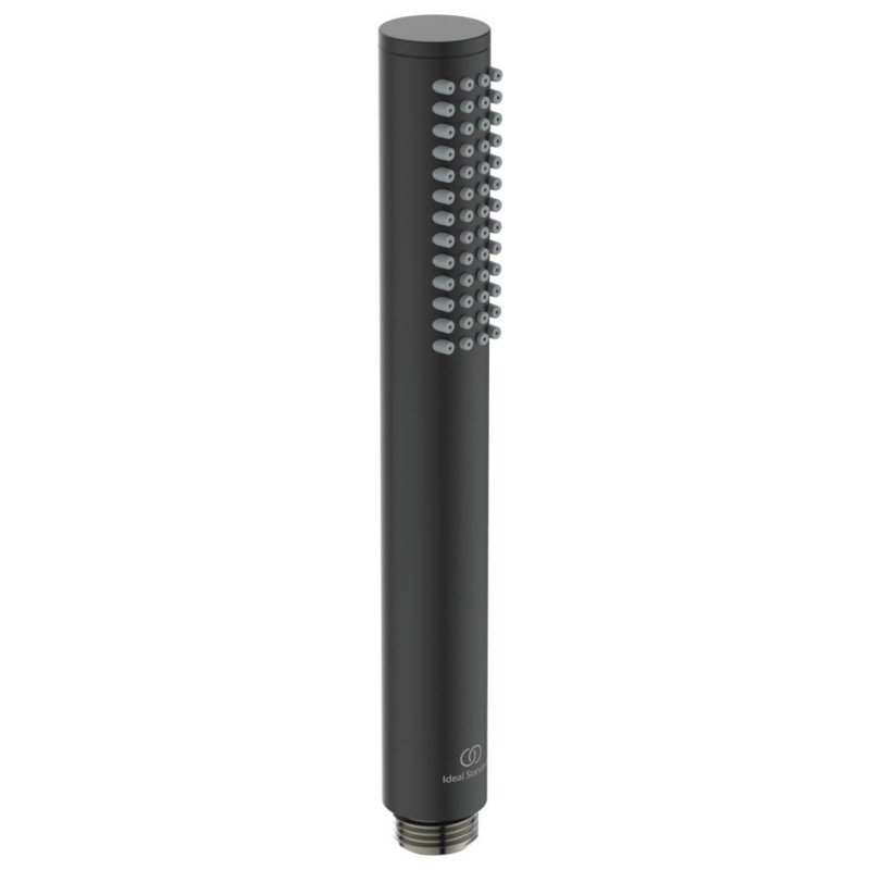 Rankinė dušo galva Ideal Standard, IdealRain Stick metalinė, Silk Black matinė juoda
