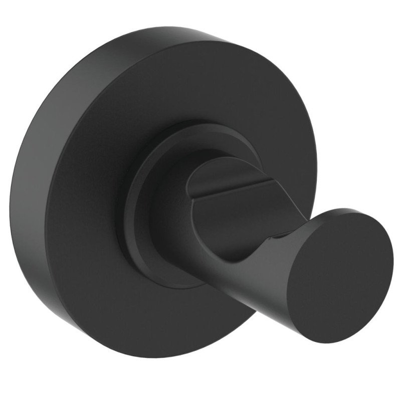 Rankšluosčių kabliukas Ideal Standard IOM, Silk Black juoda matinė