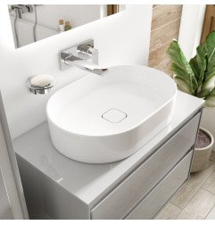 Pastatomas praustuvas Ideal Standard Strada II, 600x400 pusapvalis