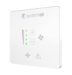 Rekuperatoriaus valdiklis Systemair Save, Light baltas 1