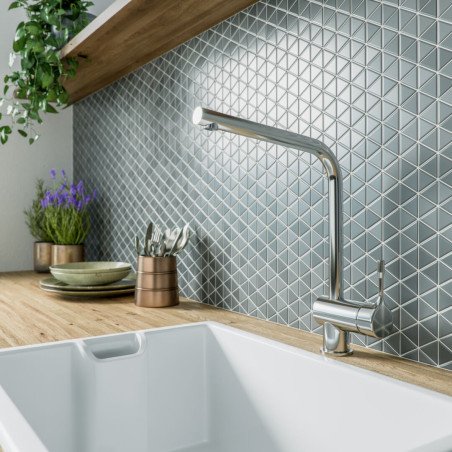 Plautuvės maišytuvas Ideal Standard Ceralook, Blue Start be ištraukiamo dušelio, chromas