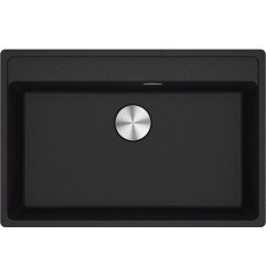 Granitinė plautuvė Franke Maris, MRG 610-72 A, Onyx, rankinis ventilis 1