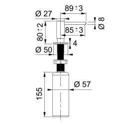 Dozatorius Franke, Atlas, antracito 4
