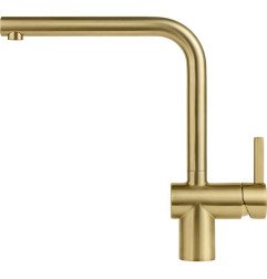 Plautuvės maišytuvas Franke Atlas Neo, be ištraukiamo dušelio, Champagne Gold, Laminarstrahl 3