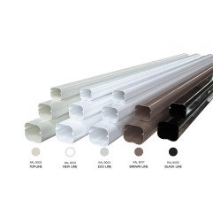 Standus kanalas kondicionieriaus vamzdžiams Tecnosystemi, Excellens T, New-Line T72-EXC 2000x72x64 baltas 1