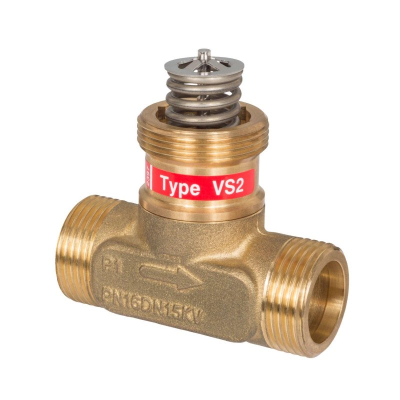 Dvieigis vožtuvas šildymo sistemai linijinis Danfoss, VS2 d25 kvs 4