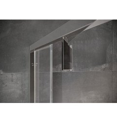 Pusapvalė dušo kabina Ravak Nexty, NSKK3-90 blizgi+Transparent