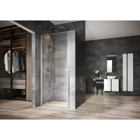 Dušo durys Ravak Nexty, NDOP1-90 satinas+Transparent 1
