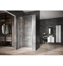 Dušo durys Ravak Nexty, NDOP2-100 satinas+Transparent 1