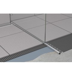 Profiliuotis ACO ShowerStep, juoda, 990/10/30 mm, dešininis