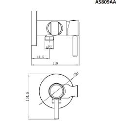 Potinkinis bidetės maišytuvas Ideal Standard, Concept100 3