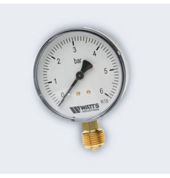 Manometras 1/2'' M100/16barų be patikros 1