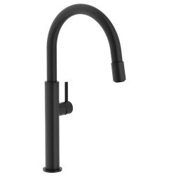 Plautuvės maišytuvas Franke Pescara, Up&Down Juoda matinė 1