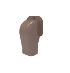 Alkūnė-užbaigimas į sieną kondicionieriaus vamzdžių kanalui Tecnosystemi, Brown-Line TM72-EXC ruda 1