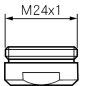 Aeratorius MORA, M24x1, 9 l/min