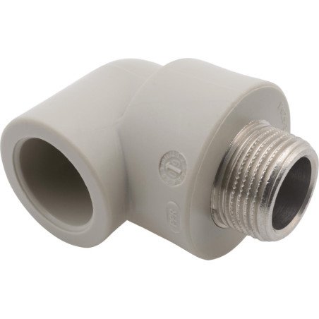 Lituojama alkūnė FV-Plast PPR, d25, 90° su išoriniu 3/4 sriegiu 1