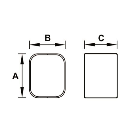 Sujungimas kondicionieriaus vamzdžių kanalui Tecnosystemi, Brown-Line MG72-EXC rudas