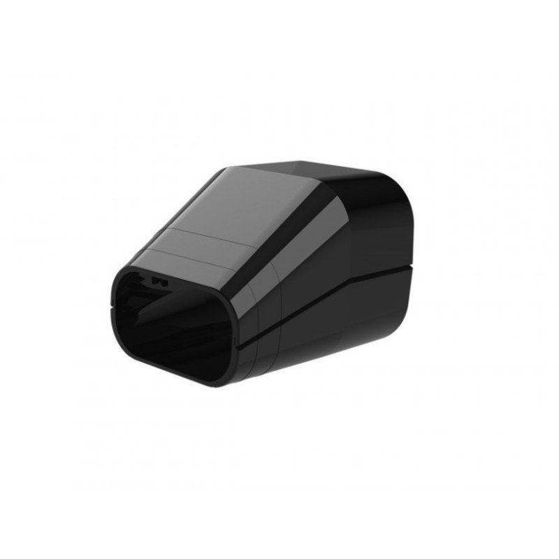 Užbaigimas-susiaurėjimas kondicionieriaus vamzdžių kanalui Tecnosystemi, Black-Line TS72-EXC juodas