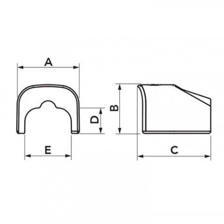 Užbaigimas-susiaurėjimas kondicionieriaus vamzdžių kanalui Tecnosystemi, Optima TM72-OPT baltas