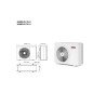 Šilumos siurblys Oras-Vanduo Ariston Nimbus R32, Plus, 50 S Net 7.57 kW, su Wi-Fi