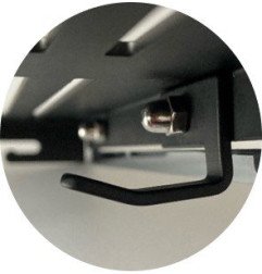 Lentynėlė Ravak, Slim C, juoda/juoda 5