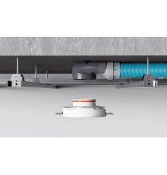 Dėžutė priglaistomam difuzoriui Ergovent, D125, 2x75 SlimBox žemo profilio 4