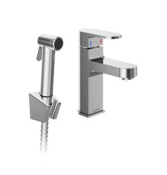 Praustuvo maišytuvas Ravak Chrome, CR 112.01 su bide dušeliu, chromas 1