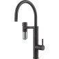 Plautuvės maišytuvas Franke su filtru, Vital J-Spout industrinė juoda/nerūdijantis plienas filtruotam ir karštam/šaltam vandeniu Plautuvės maišytuvas Franke su filtru, Vital J-Spout industrinė juoda/nerūdijantis plienas filtruotam ir karštam/šaltam vandeniu