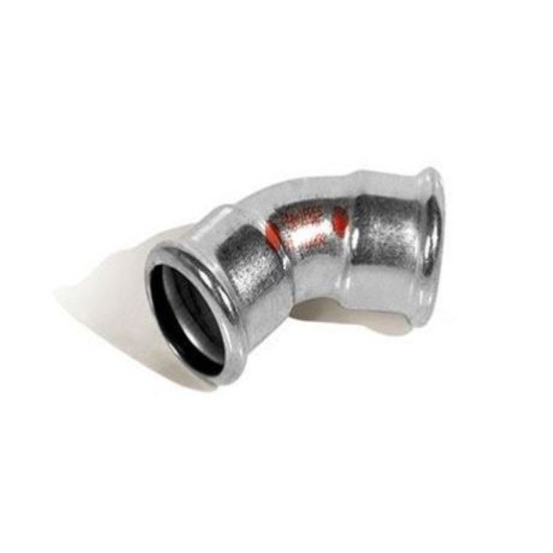 Presuojama cinkuoto plieno alkūnė RM Steelpress, vidus/vidus, Ø108, 45°