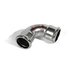 Presuojama cinkuoto plieno alkūnė RM Steelpress, vidus/vidus, Ø76.1, 90° 1