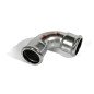 Presuojama cinkuoto plieno alkūnė RM Steelpress, vidus/vidus, Ø108, 90°