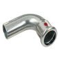 Presuojama cinkuoto plieno alkūnė RM Steelpress, vidus/išorė, Ø108, 90°