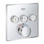 Virštinkinė dalis dušo maišytuvui Grohe, SmartControl kvadratinė, 3 valdikliai