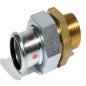 Presuojamas cinkuoto plieno išardomas sujungimas RM Steelpress, vidus/išorė, 2"x54
