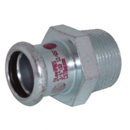 Presuojamas cinkuoto plieno antgalis RM Steelpress, Išorinis sriegis, 1"x22 1