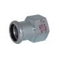 Presuojamas cinkuoto plieno antgalis RM Steelpress, Vidinis sriegis, 1/2"x18