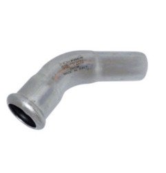 Presuojama nerūdijančio plieno alkūnė RM inoxPRES, vidus/išorė, Ø28, 45° 1